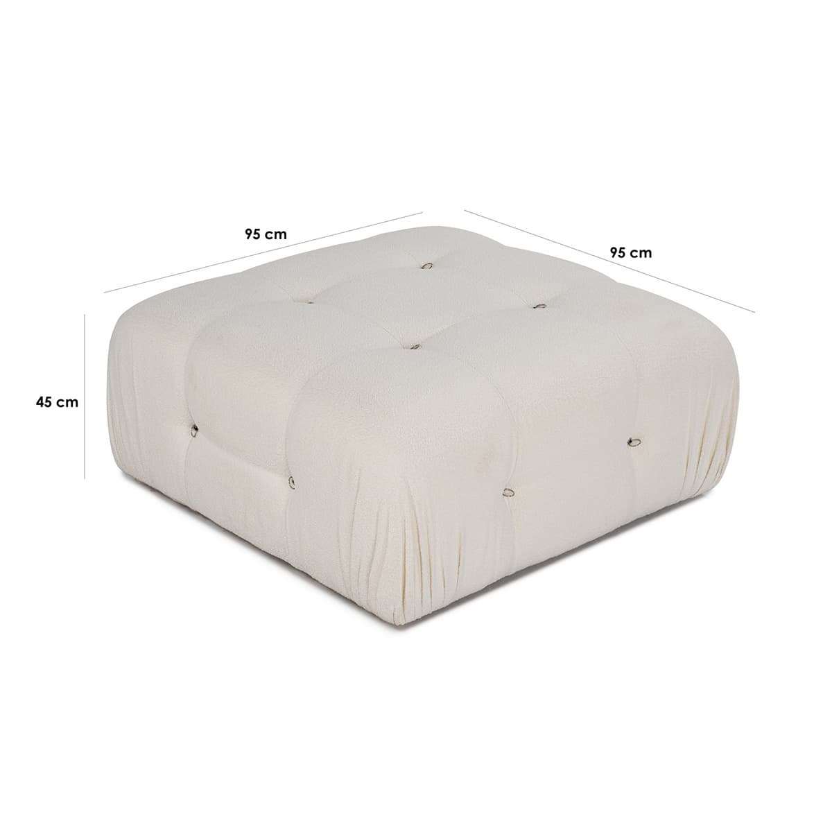 Taburet Bubble Pouffe, Béžová 4