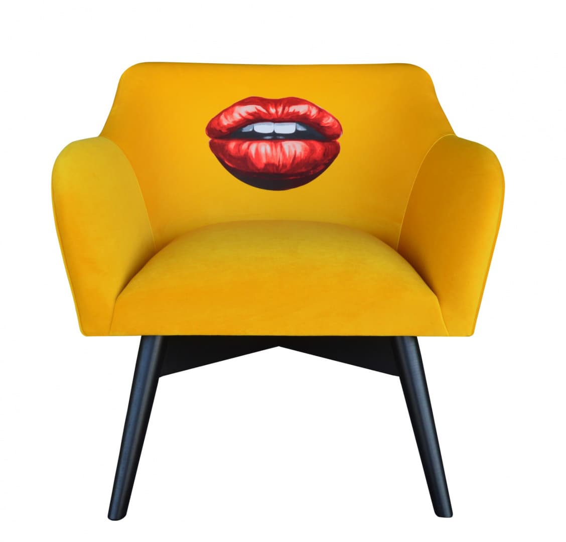 Křeslo POP-ART Usta látka FO-POP-ART-Usta, Pop-art rty 2