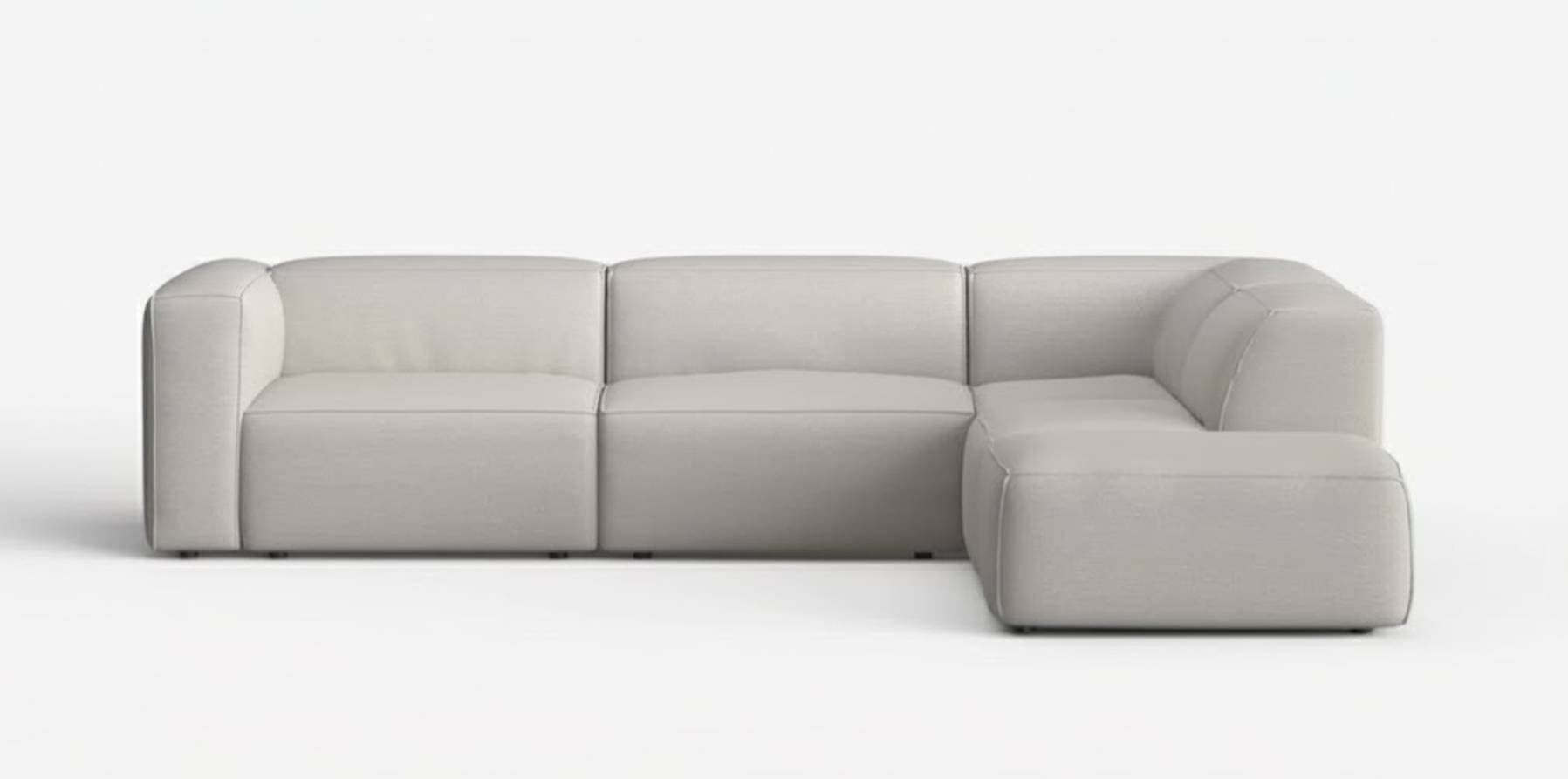 Rohová pohovka Moved XL látka NAR.1,5BF L/1,5BF BB/H/1HT P, Bílá, pravá strana 2