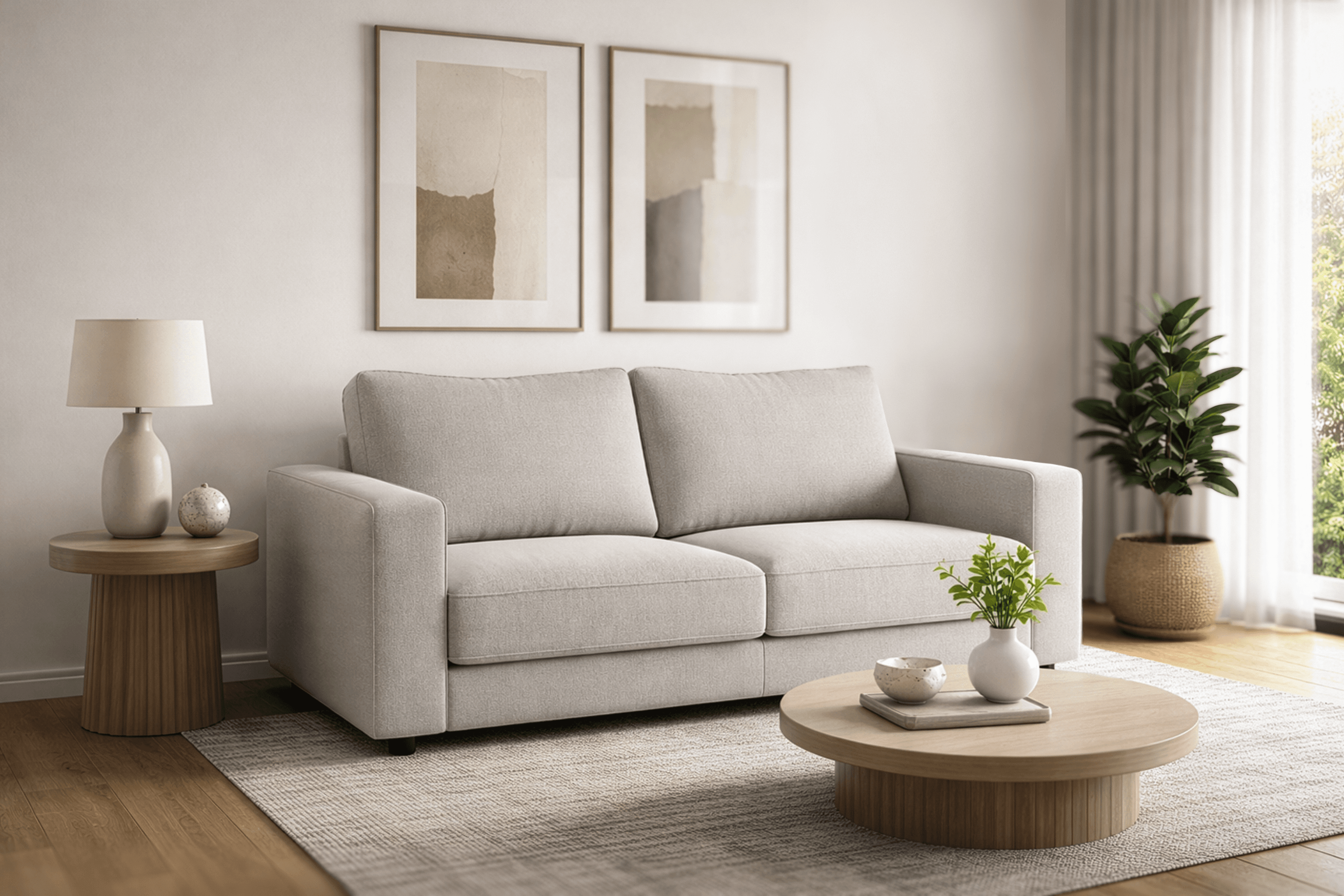 Rozkládací pohovka Alexandria látka Sofa 3F (f.włoska), Šedý 2