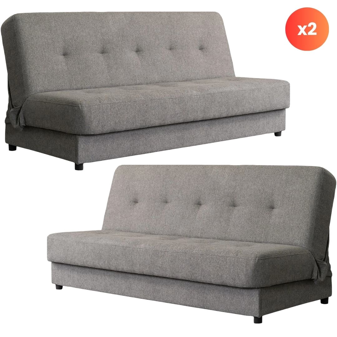Sada dvou rozkládacích pohovek