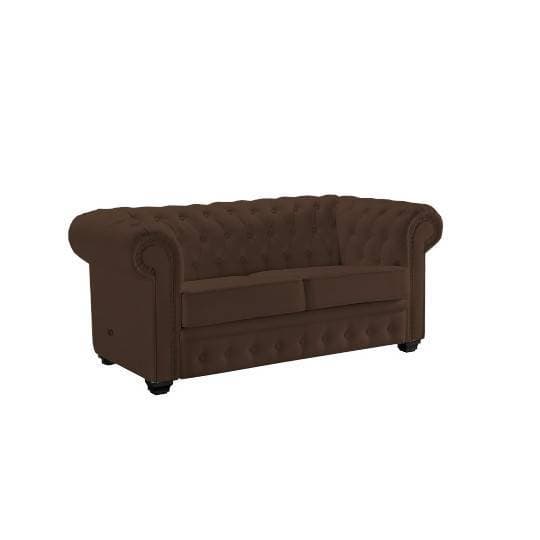 Dvoumístná pohovka Chesterfield Dřevo