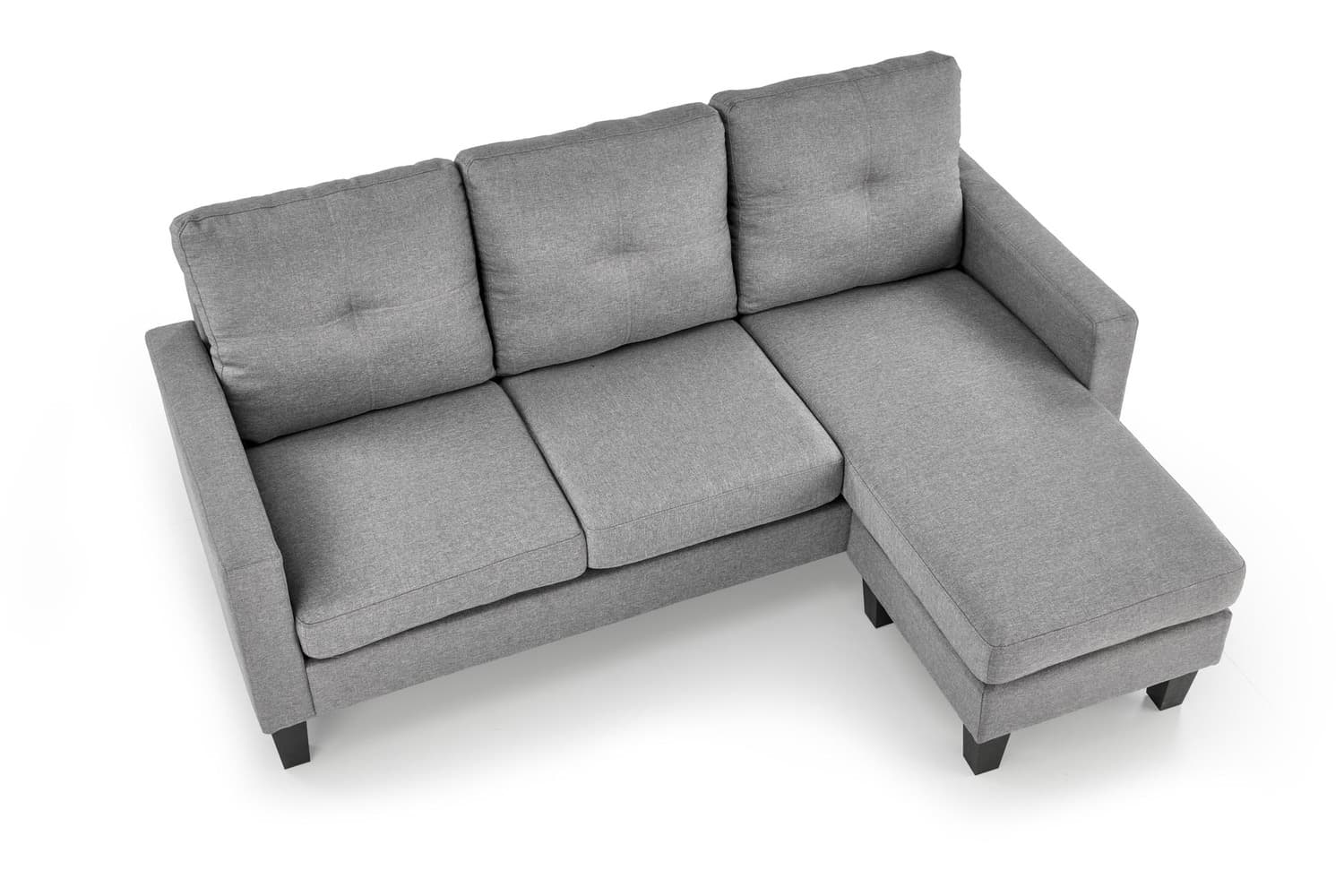 Pohovka Gerson s podnožkou látka V-CH-Gerson-sofa-Popielaty