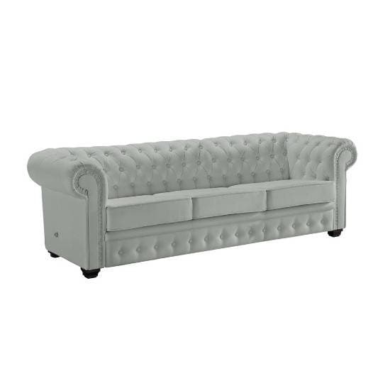 Třímístná pohovka Chesterfield Dřevo