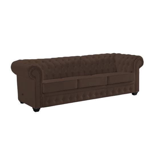 Třímístná pohovka Chesterfield Dřevo