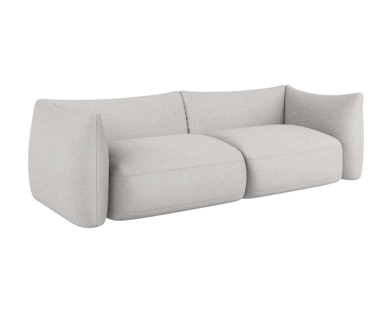 Dvojsedačka Cozy XL látka 1,5 BF L + 1,5BF P, Bílá