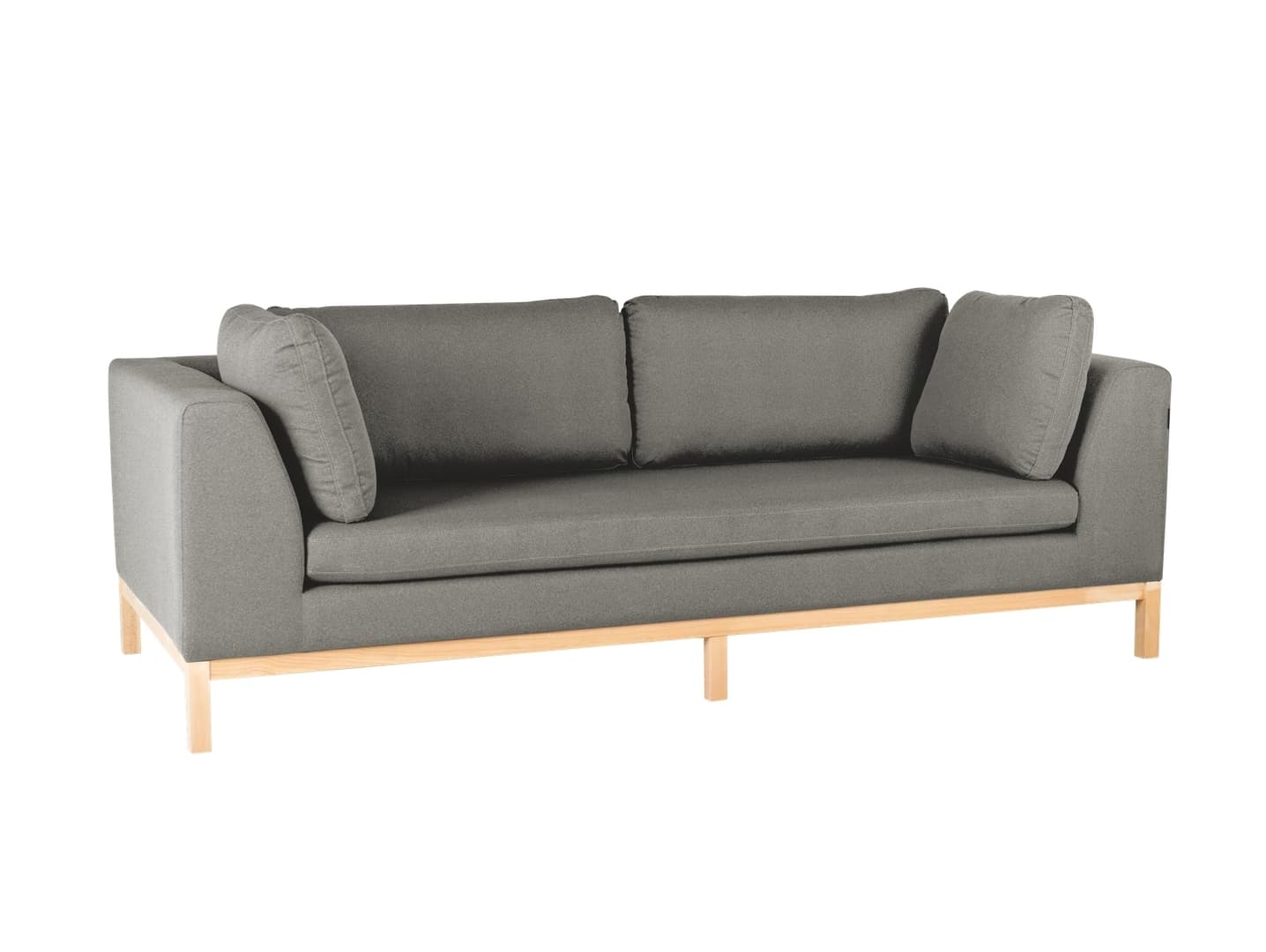 Pohovka 3-místná Ambient Wood Dřevo látka ambient-wood-3os-sofa