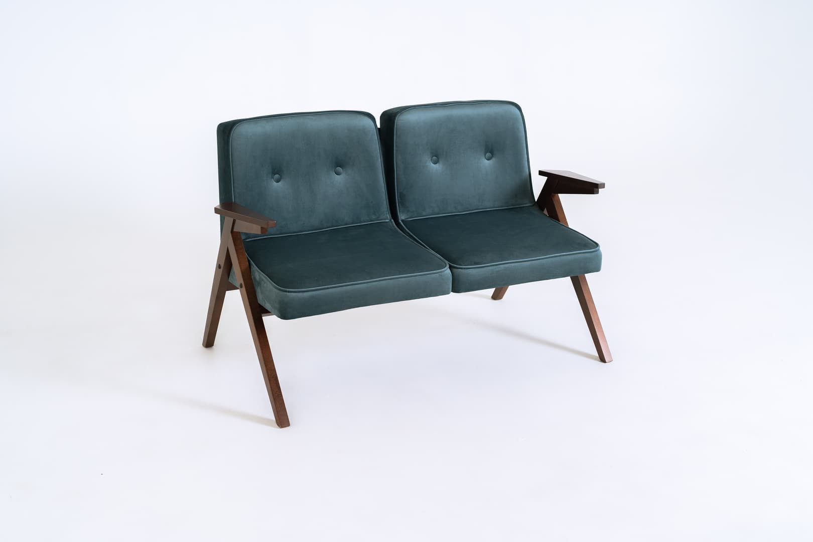 Pohovka Vinc látka vinc-2os-sofa, Zelený Modrý