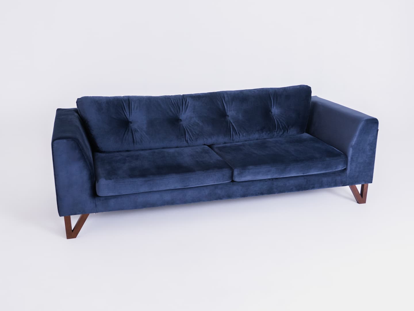 Pohovka 3-místná Willy látka willy-3os-sofa, Modrý