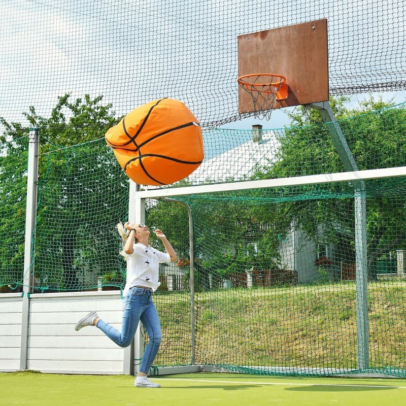 Sedací vak basketbalový míč, Oranžová 8