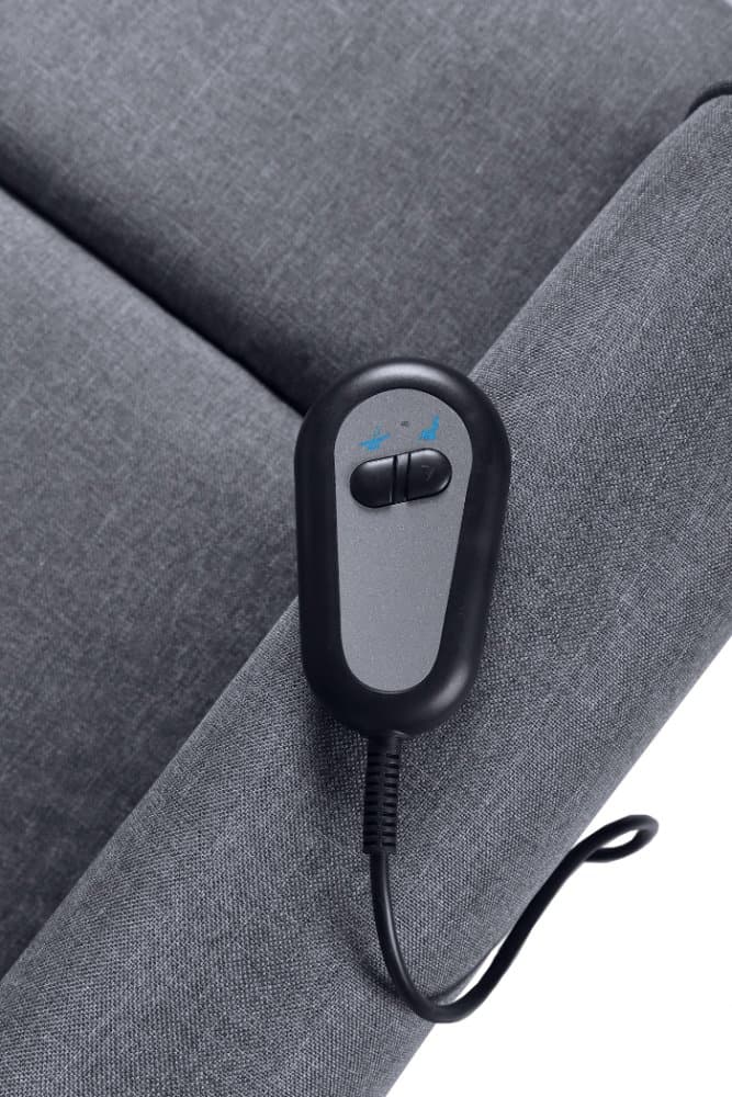 TV křeslo ušák Stilo Plus s elektrickým polohováním, Šedá 8