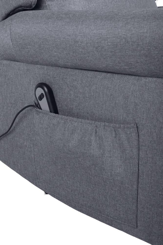 TV křeslo ušák Stilo Plus s elektrickým polohováním, Šedá 10
