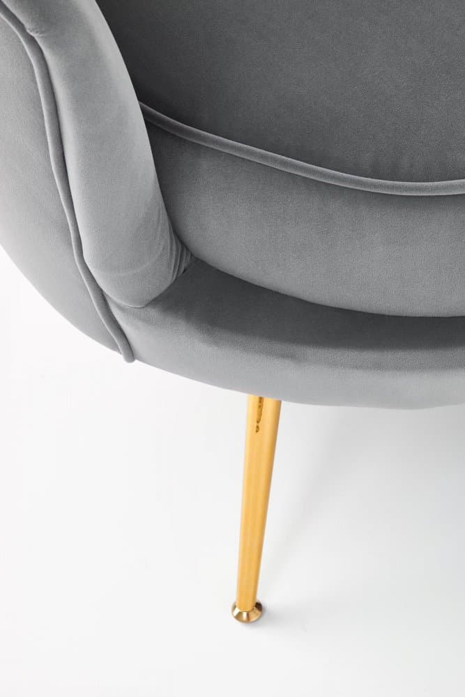 Designová pohovka Amorinito XL, Zlatá / šedá 6