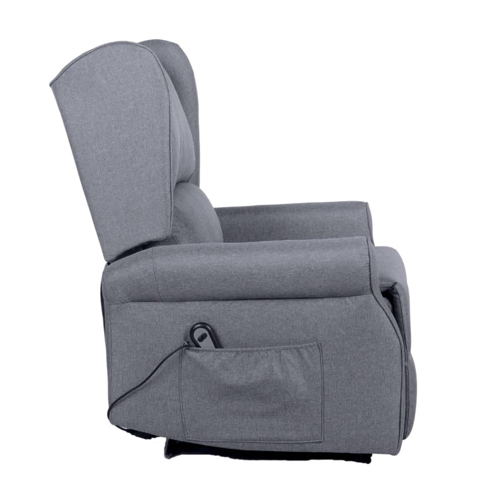 TV křeslo ušák Stilo Plus s elektrickým polohováním, Šedá 6
