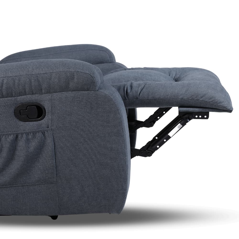Relaxační polohovací TV křeslo Riva, Šedá 9