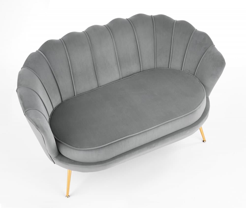 Designová pohovka Amorinito XL, Zlatá / šedá 8