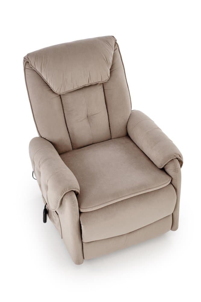 Relaxační křeslo Horton s elektrickým polohováním, Béžová 5