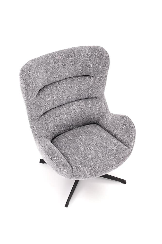 Otočné relaxační křeslo Jackie, Šedá 3