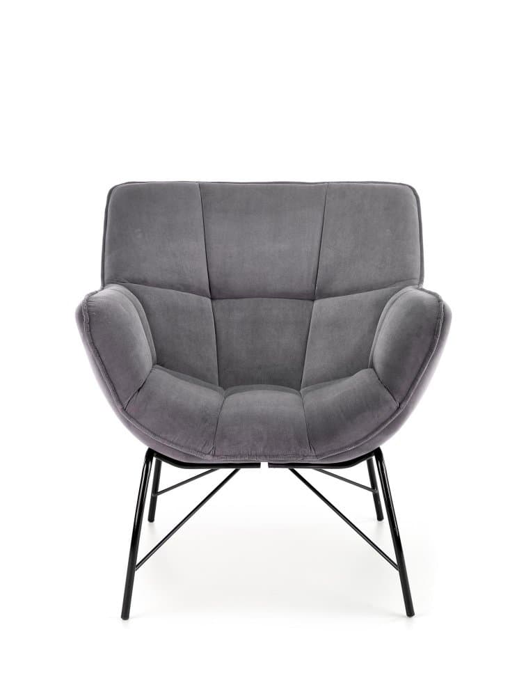 Designové křeslo Belton, Šedá 6