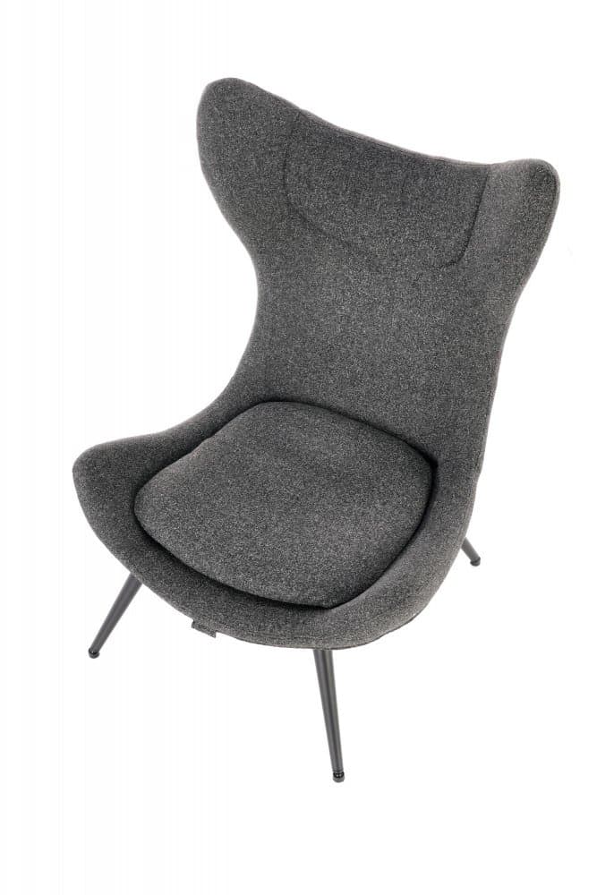 Designové křeslo Atlantis, Antracitová 10