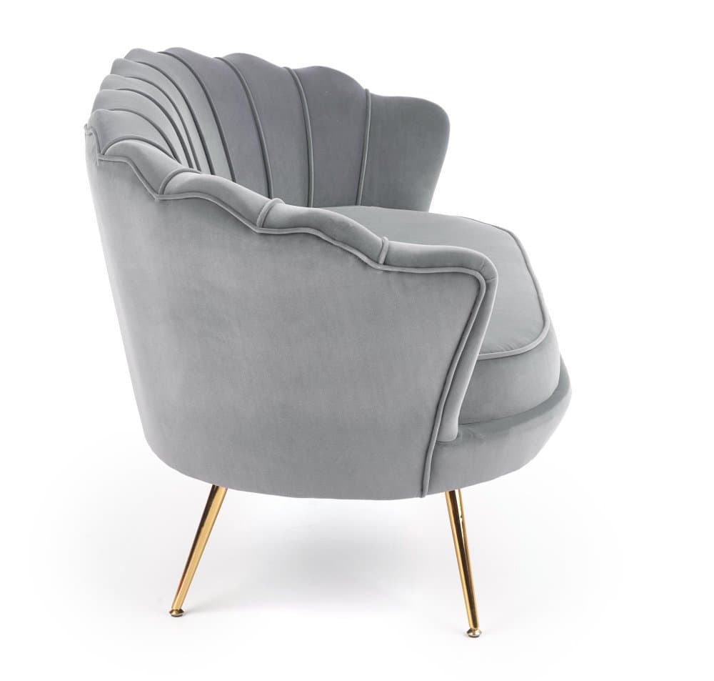 Designová pohovka Amorinito XL, Zlatá / šedá 2