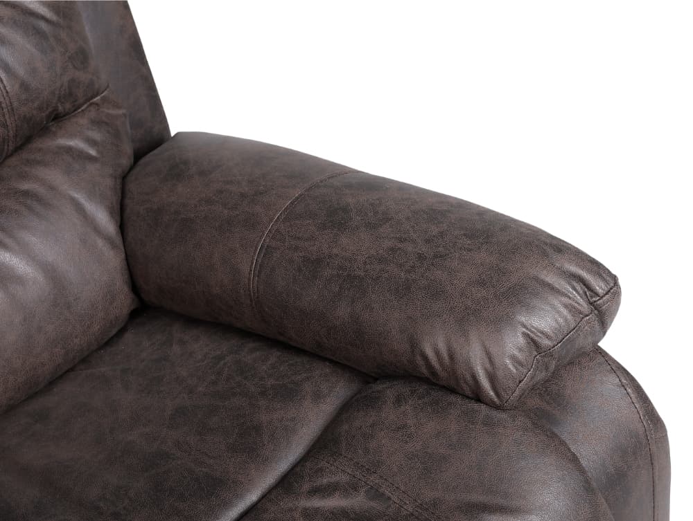 Relaxační polohovací TV křeslo Haven, Hnědá 10