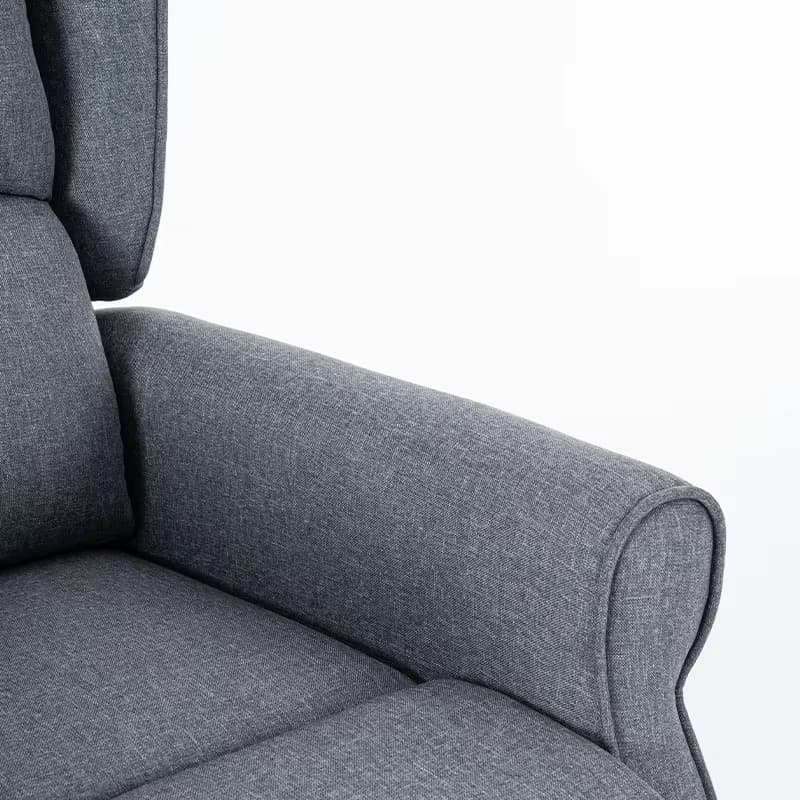 Polohovací TV křeslo ušák Stilo, Šedá 2