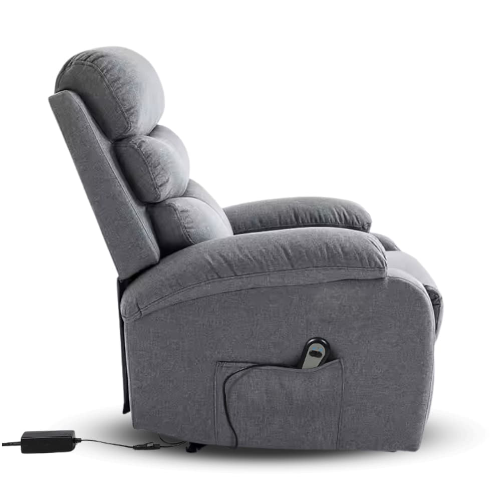 TV křeslo Velora Plus s elektrickým polohováním, Šedá 3