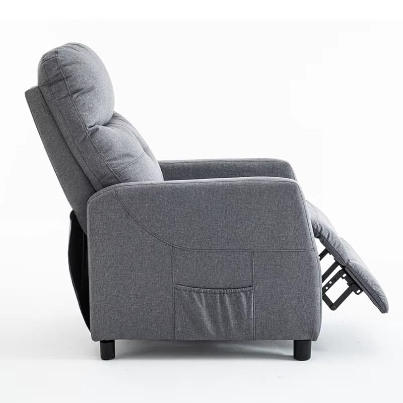 Relaxační polohovací TV křeslo Modo, Šedá 7