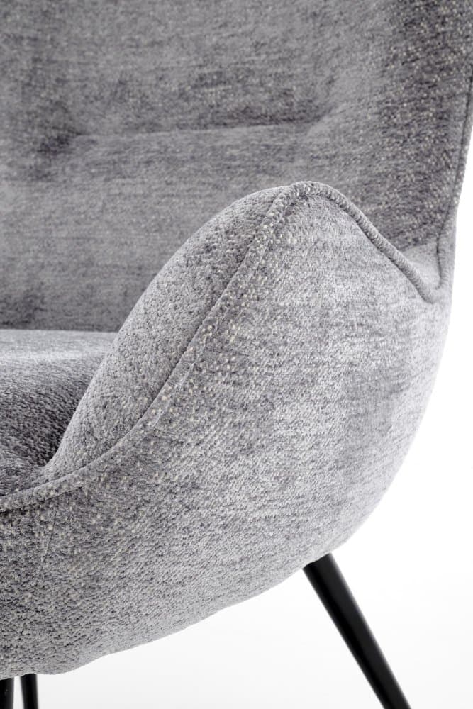 Designové křeslo ušák Jukon, Šedá 3