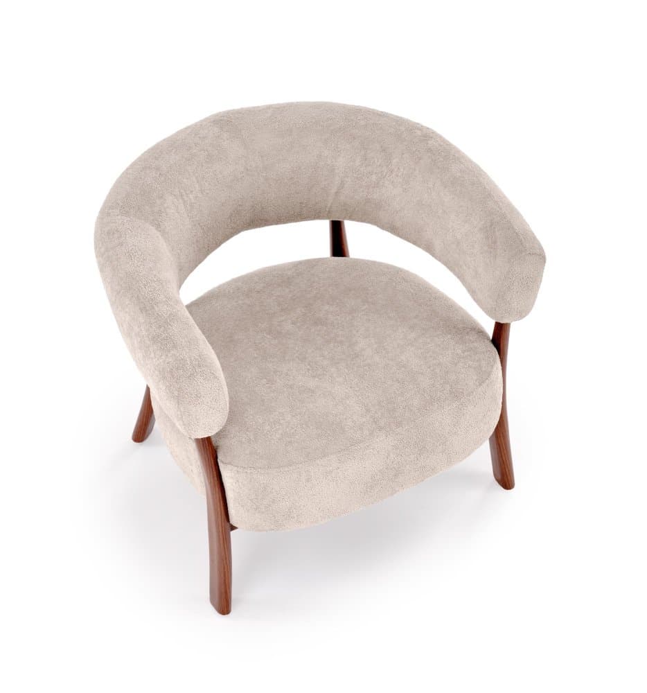 Designové křeslo Udon, Hnědá 7