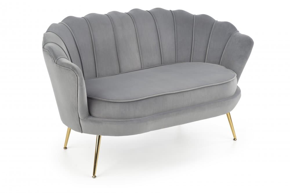 Designová pohovka Amorinito XL, Zlatá / šedá