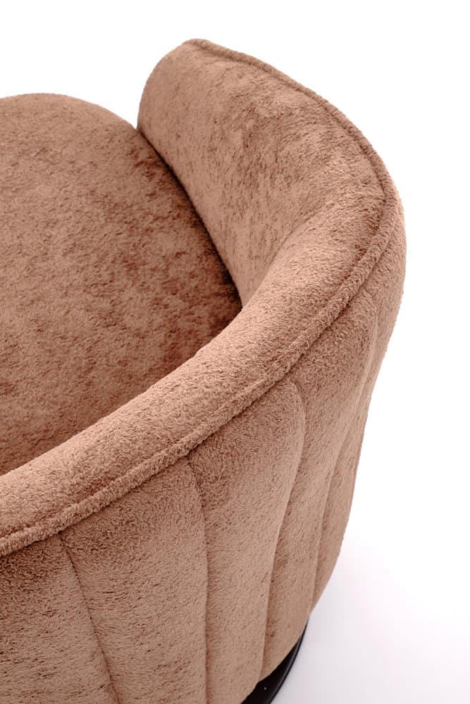 Designové otočné křeslo Basilio, Hnědá 9