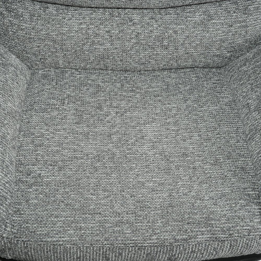 Relaxační otočné křeslo Jola s taburetem, Šedá 5
