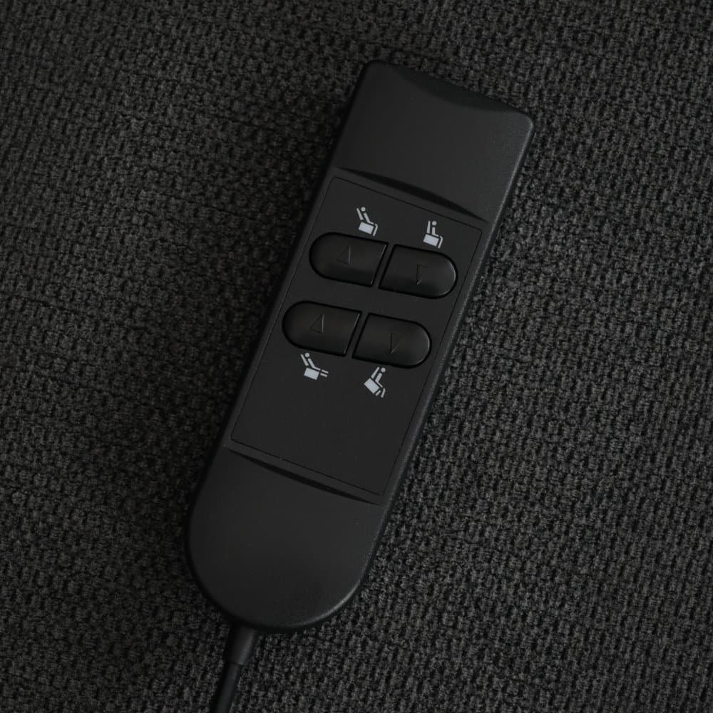 TV křeslo Samuel s elektrickým polohováním, Šedá 5
