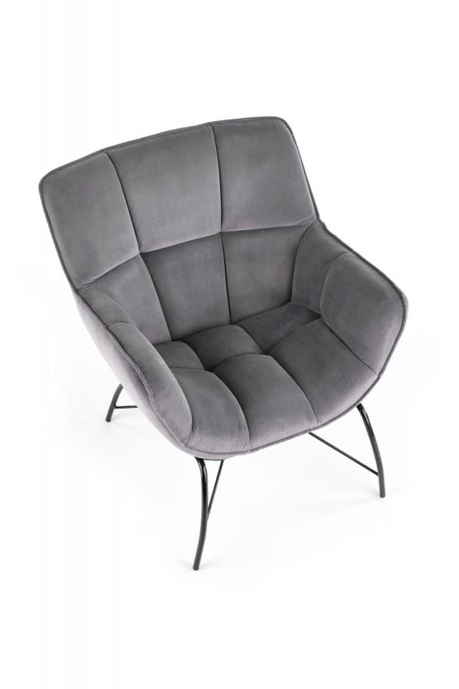 Designové křeslo Belton, Šedá 7