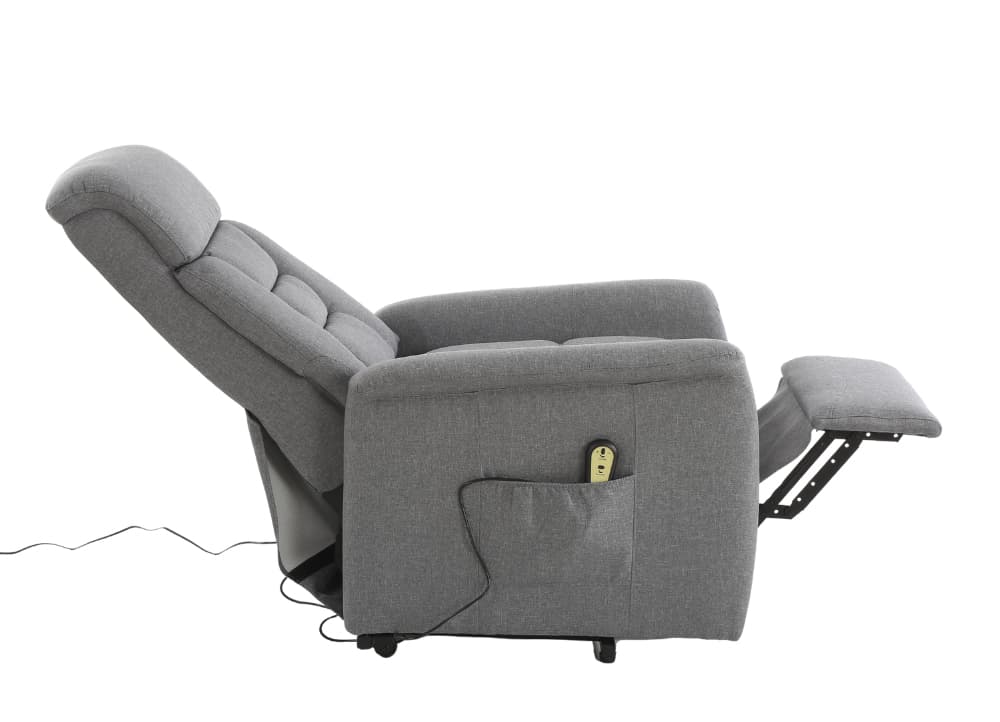 TV křeslo Vento s elektrickým polohováním, Šedá 4