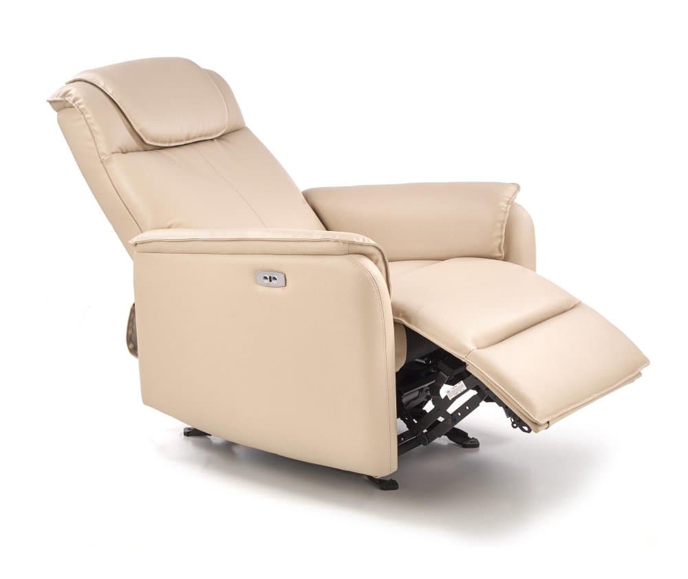 Relaxační křeslo Paradise s elektrickým polohováním, Krémová 6