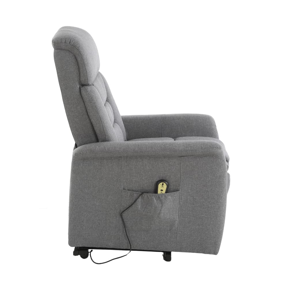 TV křeslo Vento s elektrickým polohováním, Šedá 5