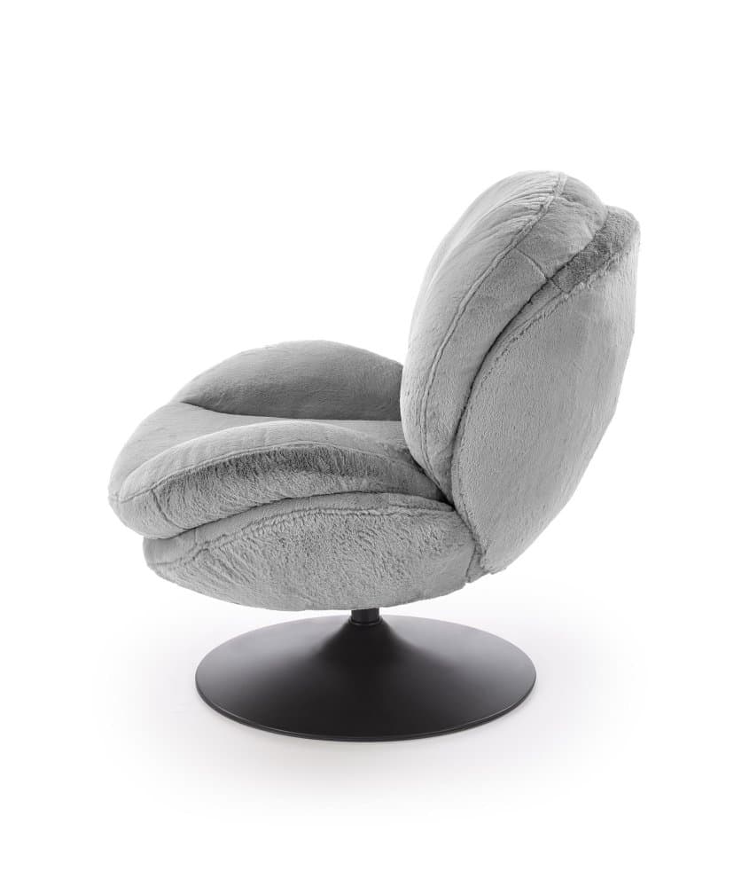 Otočné relaxační křeslo Shell, Šedá 9