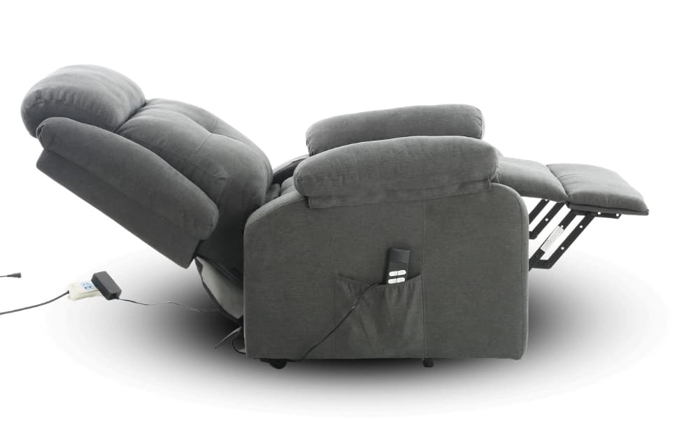 TV křeslo Lifto s elektrickým polohováním, Šedá 7