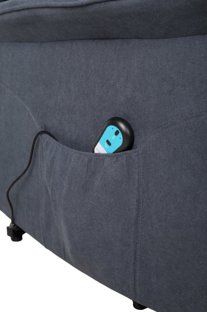 TV křeslo ušák Relia s elektrickým polohováním, Šedá 10