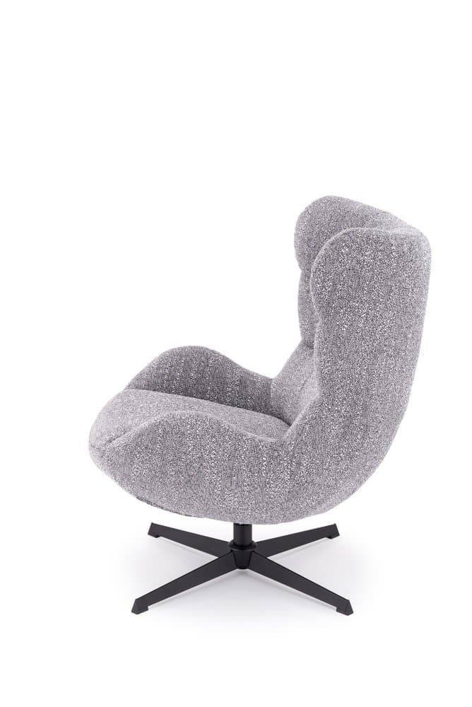 Otočné relaxační křeslo Jackie, Šedá 8