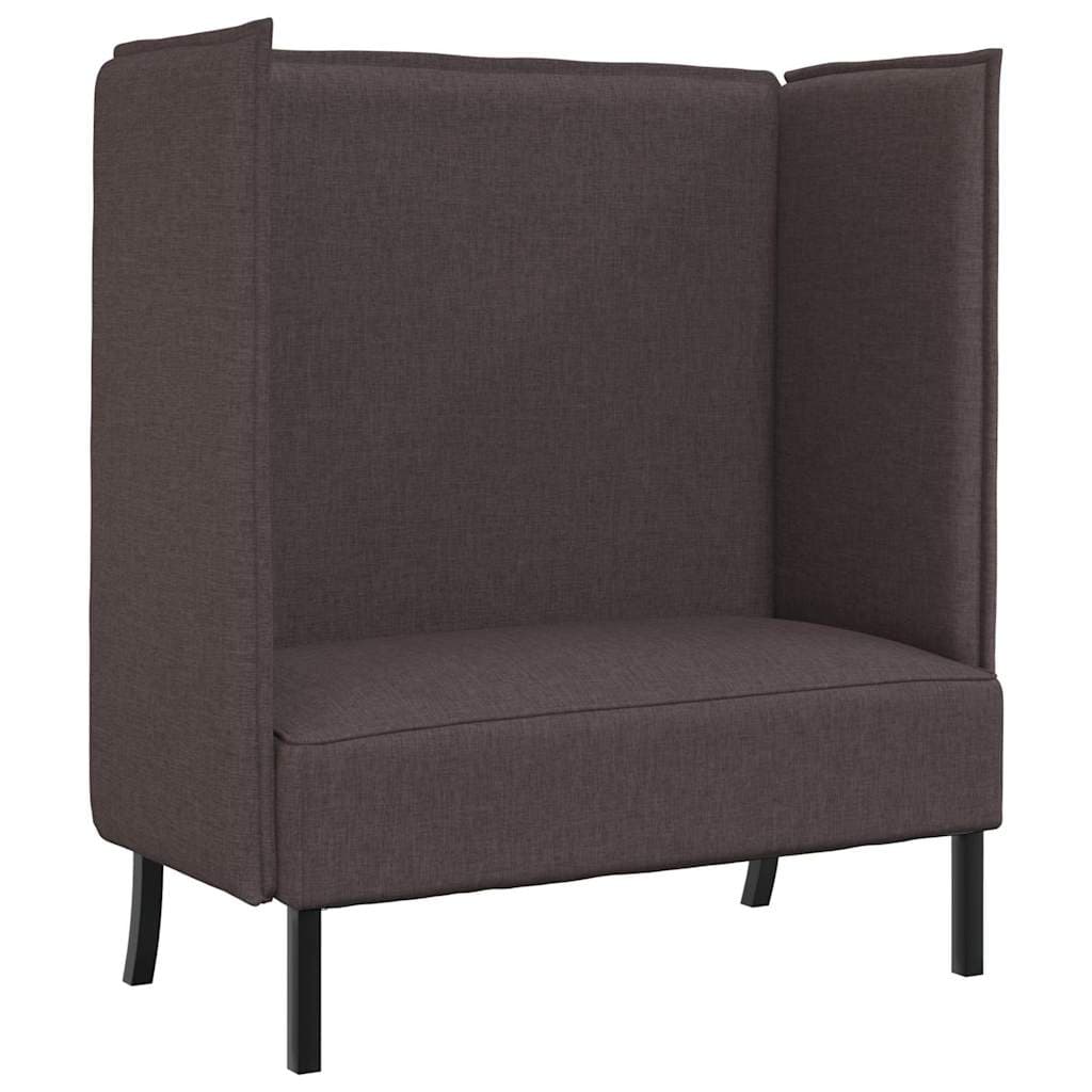 Vysoký zpětný pohovka 101cm textil