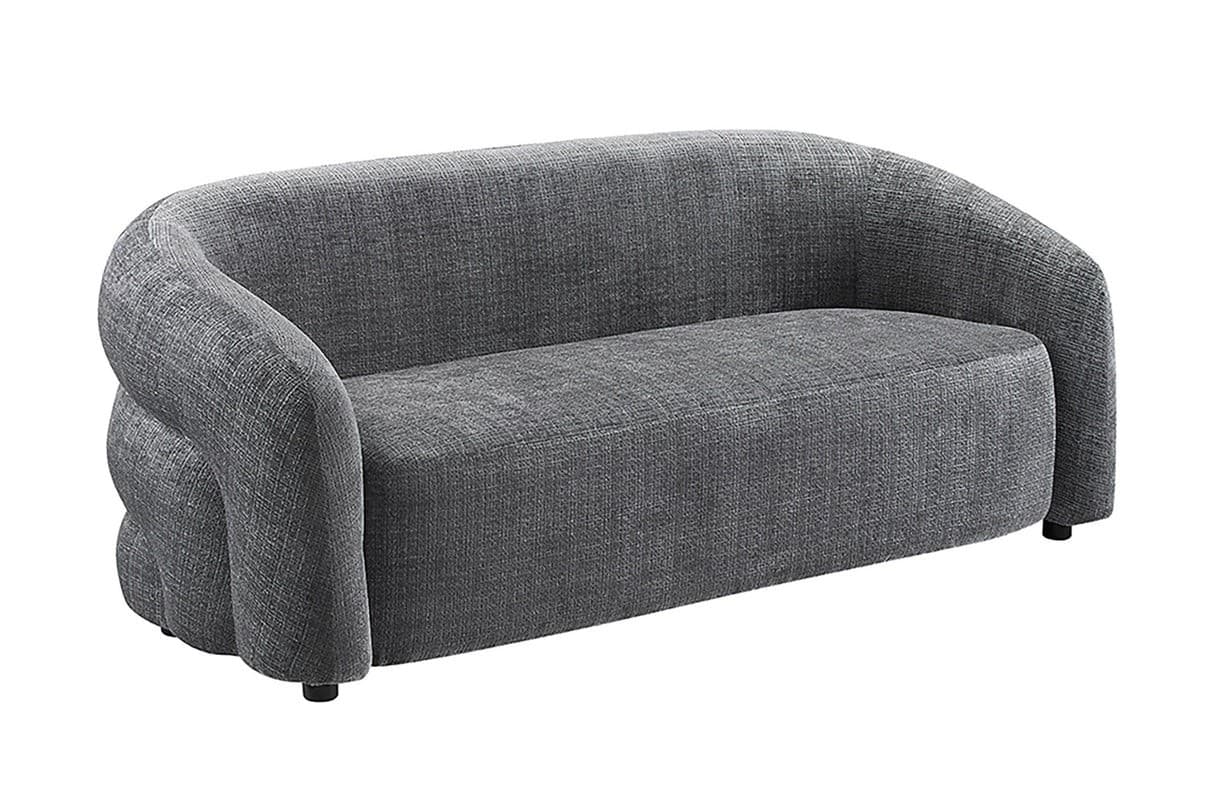 Designová glamour třímístná sedačka Eliana s žinylkovým potahem 200 cm