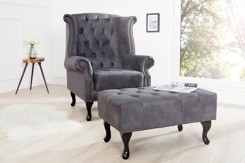 Luxusní křeslo Chesterfield