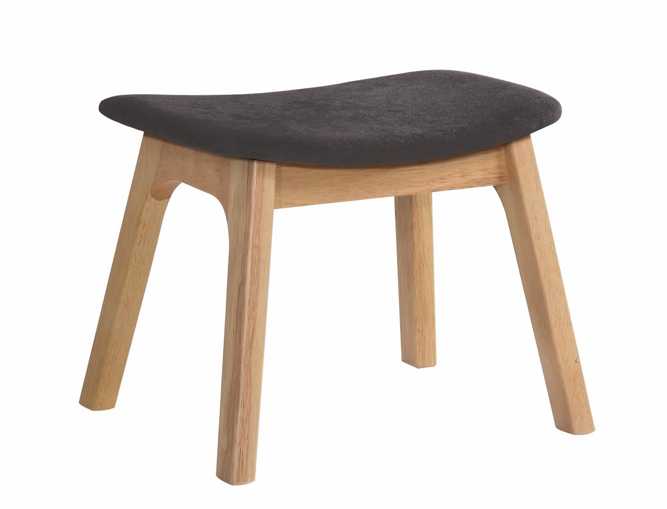 Skandinávská taburetka Nordica Clara s masivními nožičkami v provedení dub 44cm