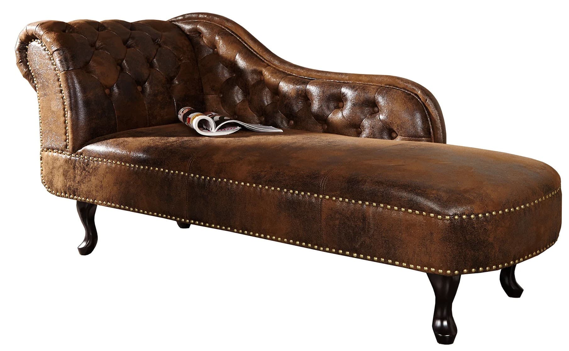Luxusní lenoška Chesterfield Antik Look