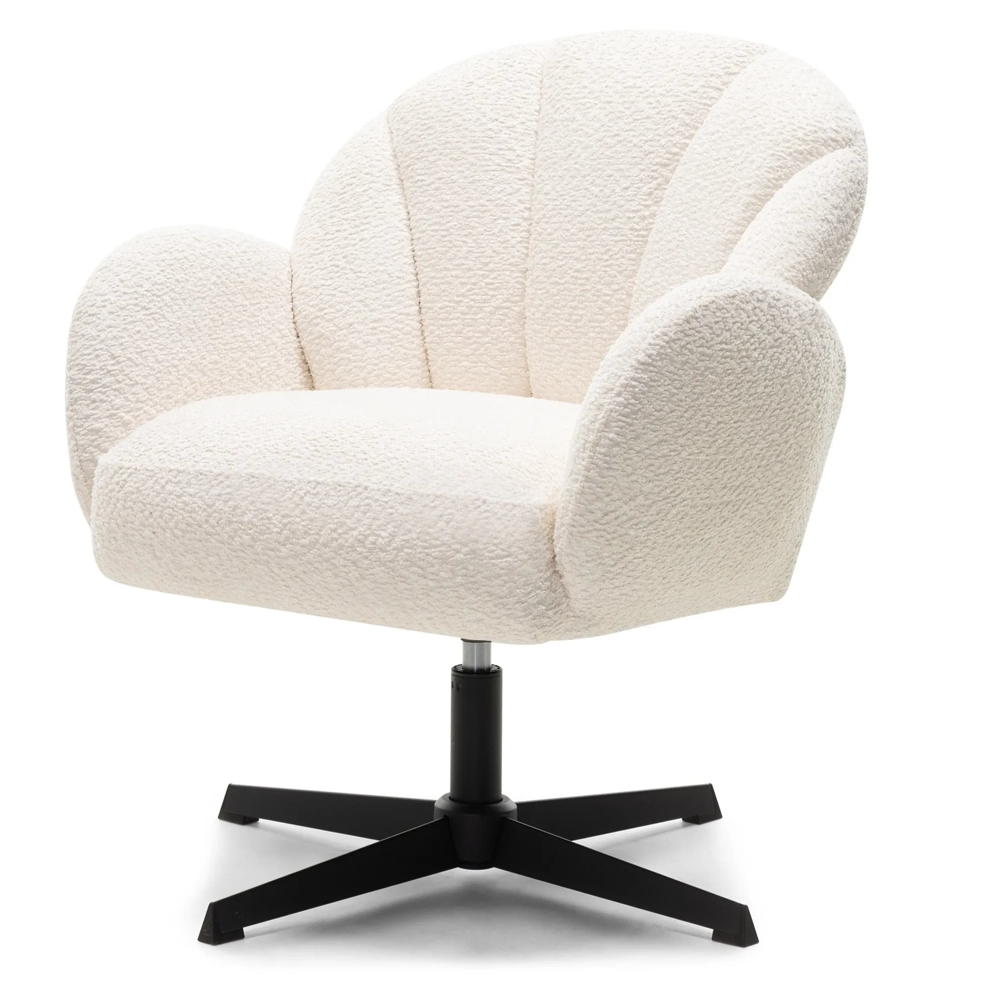 Otočné designové křeslo Casablanca bouclé