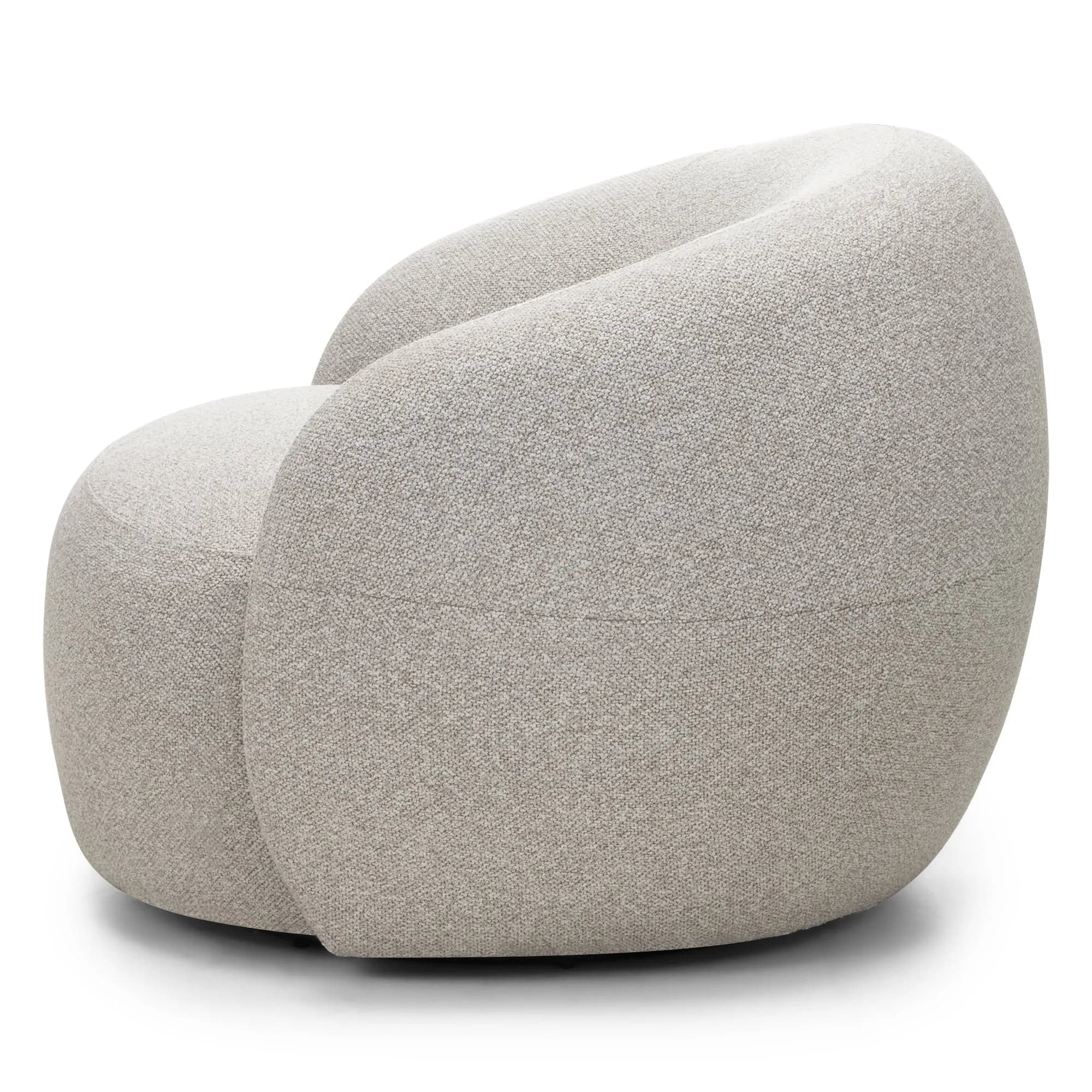 Otočné designové křeslo Nambi, Béžové 5